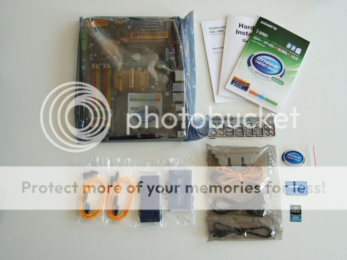 Bundle Carte mère Gigabyte GA EP45 DS3R