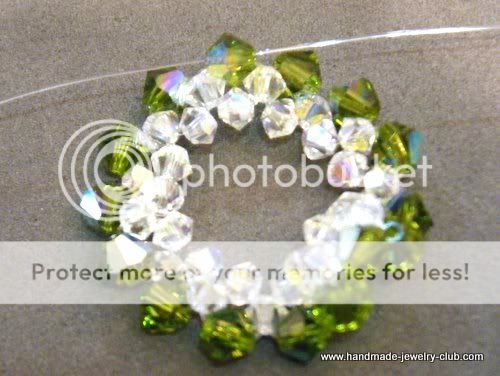 beaded,wreath,pendant,tutorial,lesson
