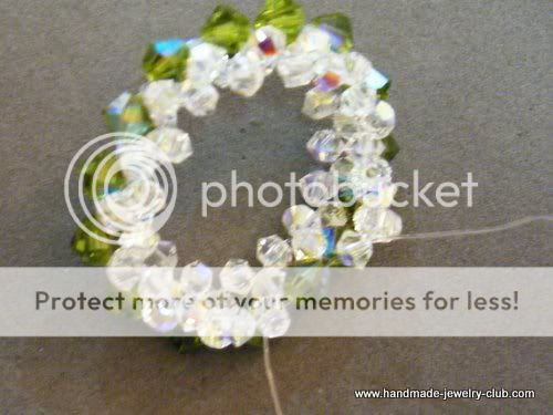 beaded,wreath,pendant,tutorial,lesson