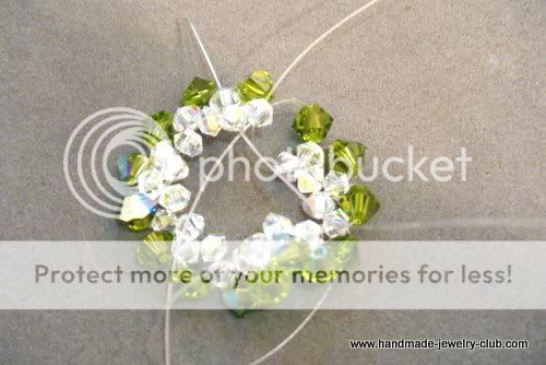 beaded,wreath,pendant,tutorial,lesson